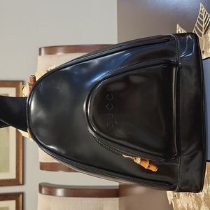 Authentic Gucci small bamboo backpack